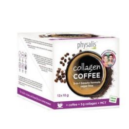 Physalis Collagen Coffee 12 Sobres, Café Arábica con Colágeno Marino y MCT, Fácil Digestión, Mezcla Instantánea 3 en 1 Precio: 22.7900002. SKU: B1H2MK23LQ