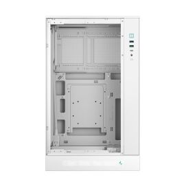 DeepCool R-CH270-WHNDM0-G-1 Caja Gaming Semitorre CH270 Digital Blanca Micro-ATX con Panel Cristal Templado