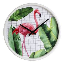 Reloj Flamencos 2/M Blanco-Rosa 30,50 X 5,50 X 30,50 cm
