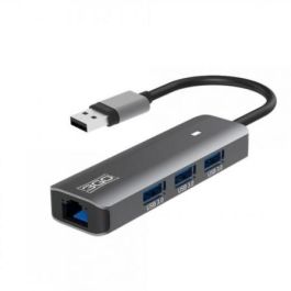 Hub USB 3GO HUB37PETH2 Gris (1 unidad) Precio: 20.9500005. SKU: B1CVQCREW4