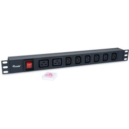 Equip Steckdosenleiste 19"(1HE)8fach IEC C20 1.8m Alu. Sch