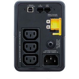 APC BX500MI Sistema de Alimentación Ininterrumpida (UPS) Línea Interactiva 0,5 kVA 300 W Torre Negro 3 Salidas AC
