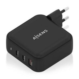 Aisens ASCH-140W3P031-BK Cargador de Pared GaN 140W con 2xUSB-C y 1xUSB-A, Carga Rápida PD3.1 para Portátiles/Móviles/Tablets, Negro Aisens ASCH-140W3P031-BK Cargador de Pared GaN 140W con 2xUSB-C y 1xUSB-A, Carga Rápida PD3.1 para Portátiles/Móviles/Tablets, Negro