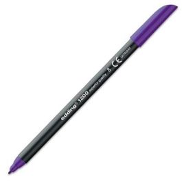 Edding Rotulador 1200 Punta Fina Violeta, tinta base agua, 1 mm, para papel claro (10 unidades) (10 Unidades) Precio: 5.89000049. SKU: B1C6JFQDDT