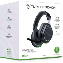 Turtle Beach TUR0731855021055 Auriculares Inalámbricos para Juegos Stealth™ 700X (Gen3) Negro - Xbox, PS5, PS4, PC, Móvil, Bluetooth, 80h