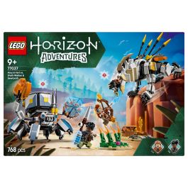 Lego Horizon Adventures 77037 Aloy y Varl contra Testudien y Sawtooth - Juego de Construcción para Niños y Niñas a Partir de 9 Años