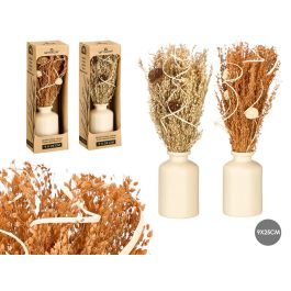 Giftdecor Florero Alto Pequeño Cerámica Materia Vegetal Natural Ocre Surtido (Set de 18) Precio: 80.9127. SKU: B1JHAT95KY