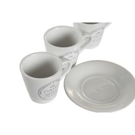 Cafe Basicos DKD Home Decor Blanco 11 x 2 x 11 cm Set de 6