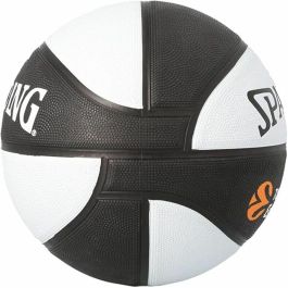 Balón de Baloncesto Spalding Asvel Sz7 Blanco Negro (Talla 7) Balón de Baloncesto Spalding Asvel Sz7 Blanco Negro (Talla 7)