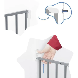 Badabulle Safe & Protect XL Puerta de Seguridad (60-107 cm)