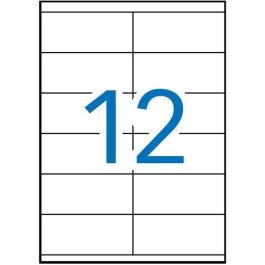 Apli Etiquetas Adhesivas Blancas 105x48 mm Cantos Rectos C-Rectos 12 x 100H Inkjet-Láser (1200 Etiquetas) Precio: 18.49999976. SKU: S8400841