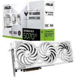ASUS TUF-RTX5070TI-O16G-WHITE-GAMING GeForce RTX 5070 Ti 16GB GDDR7 OC Gaming 3 Ventiladores Blanco PCI Express 5.0