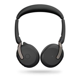 Jabra Evolve2 65 Flex Link380c UC Stereo Auriculares Inalámbricos/Alámbricos para Oficina con Cancelación de Ruido - Negro