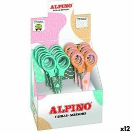 Tijeras Alpino Multicolor Blanco/Naranja Acero Inoxidable 130 mm Tijeras Alpino Multicolor Blanco/Naranja Acero Inoxidable 130 mm