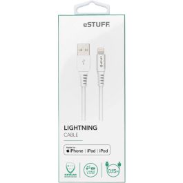 eSTUFF Lightning Cable MFI 0.15m White eSTUFF Lightning Cable MFI 0.15m White