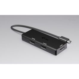 Hub USB i-Tec C31TRIPLE4KHDMIPD Negro