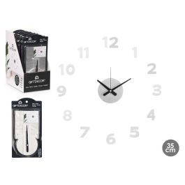 Reloj Pegatina 35 Cm Numeros Satinado Plata Giftdecor (12 Unidades) Precio: 60.5. SKU: B146B875PT