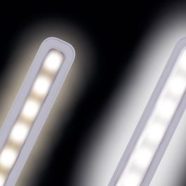 Home Deco Factory Lámpara Lectura Plegable Táctil ABS Plástico