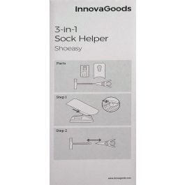 Calzador de Calcetines y Zapatos con Quitacalcetines Shoeasy InnovaGoods Calzador de Calcetines y Zapatos con Quitacalcetines Shoeasy InnovaGoods