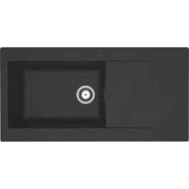 STRADOUR Fregadero empotrado de resina Lierra 1000x500mm 1 cubeta grande - Negro - Fabricación francesa Precio: 111.4999996. SKU: B16K6ALY6S