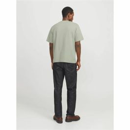 Camiseta de Manga Corta Hombre Jack & Jones Jprblachad Brandingw Neck