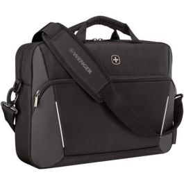 Wenger XE Compact Brief Maletín para Portátil 16 pulgadas (40,64cm) con Bolsillo para Tablet, Negro