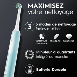 Oral-B ORA1696409982970 Cepillo de Dientes Eléctrico Pro 1 Sensitive Clean Azul