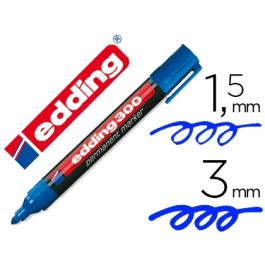 Edding Marcador Permanente 300 Azul (Set de 10) (Set de 10) Precio: 9.78999989. SKU: S8421274