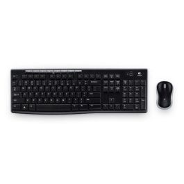 Logitech MK270 Combo Teclado y Ratón Inalámbrico Full-size Silencioso, Resistente a Líquidos, 1000 DPI, para Escuelas Windows/ChromeOS