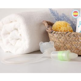 KioKids Aspirador Nasal para Bebés Succión Controlada Sin Filtros ni Perilla Fácil Lavado +0 Meses Transparente Fabricado en España