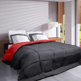 HUDSON Light edredón de microfibra 200g / m² 240x260cm gris y rojo HUDSON Light edredón de microfibra 200g / m² 240x260cm gris y rojo