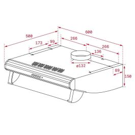 Campana Convencional Teka C 6420 60 cm 375 m3/h 73 dB 316 W Blanco