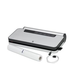 WMF Lono 0419070011 Envasador al Vacío de Acero Inoxidable 90 W, Ancho de Trabajo 30 cm, Incluye Rollo y 5 Bolsas