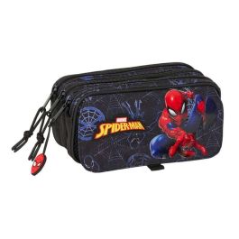 Bolso Escolar Portatodo Safta Triple Big Spider-Man Attack 100x215x80 mm