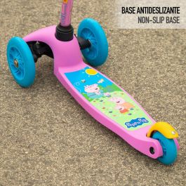 Patinete Scooter Peppa Pig Goma Metal Plástico