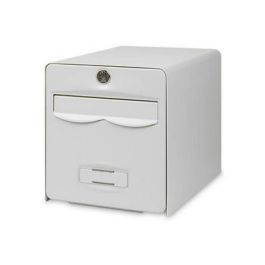BURG WACHTER Buzón Balthazar de acero galvanizado prelacado, 1 puerta, Blanco. Protección anticorrosión, antirrobo (22kg) y pintura resistente. BURG WACHTER Buzón Balthazar de acero galvanizado prelacado, 1 puerta, Blanco. Protección anticorrosión, antirrobo (22kg) y pintura resistente.