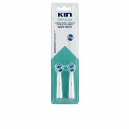KIN TOTAL CLEAN Cabezal Cepillo Eléctrico Universal Recambio, Limpieza Eficaz de Dientes y Encías con Cerdas Indicadoras 2 unidades Precio: 12.50000059. SKU: S0596435