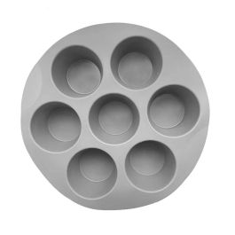 Quttin Molde de Silicona para Air Fryer con 7 Huecos - 18 x 5 cm (24 Unidades)
