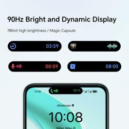 Honor X6b Smartphone Android 14 Dual SIM, Pantalla 6.56", 128GB Almacenamiento, 4GB RAM, Cámara 50MP, Batería 5200mAh, Verde
