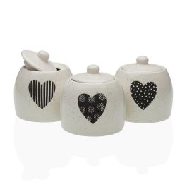 Azucarero Versa Nathalie Gres 6,9 x 8,9 x 6,9 cm Corazón Precio: 7.79000057. SKU: B1E4QJD2M9