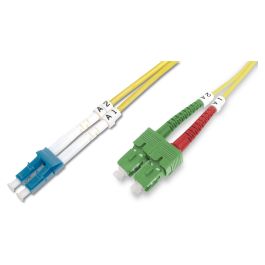 Digitus Cable de Fibra Óptica Singlemode OS2 SC (APC) a LC (PC) 3m Amarillo Precio: 21.88999989. SKU: B1FWERHKW5