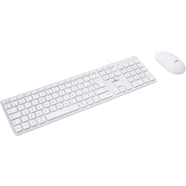 Bluestork KB Mac Combo Teclado y Ratón con Cable Compatible con Mac - Blanco (BLU3760162053807)