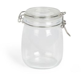 Livoo MEN400 - Juego de 5 Tarros para Batch Cooking de Vidrio Borosilicato con Cierre Metálico - 750 ml