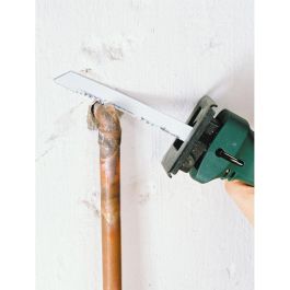 Wolfcraft 2298000 Hojas de Sierra de Sable BIM para Metal Fino (150mm, Pack 2uds)