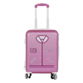 Karactermania Barbie Varsity Maleta Cabina ABS 4 Ruedas 55x38x20 cm