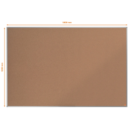 Nobo Pizarra Corcho Essence Marco Aluminio 180x120 cm