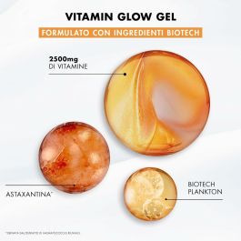 Biotherm Aquasource Vitamin Glow Gel 50 ml - Crema Hidratante Facial con Vitamina B3 para Luminosidad y Tono Uniforme