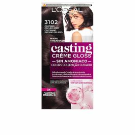 L'Oréal Paris CASTING CREME GLOSS #3102 Castaño Oscuro Frío Tintura Semi-Permanente Sin Amoniaco 180 ml Cubre Canas Precio: 8.49999953. SKU: B13H88PBBR