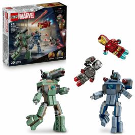 Lego Marvel 76320 Iron Man y War Machine contra los drones de Hammer Juguete para Niños de 7 Años