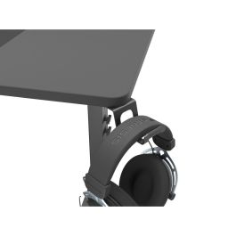 GENESIS NDS-2249 Holm Modular 140 Escritorio Gaming Altura Ajustable, Negro, con Soporte Bebida/Auriculares y LED RGB GENESIS NDS-2249 Holm Modular 140 Escritorio Gaming Altura Ajustable, Negro, con Soporte Bebida/Auriculares y LED RGB
